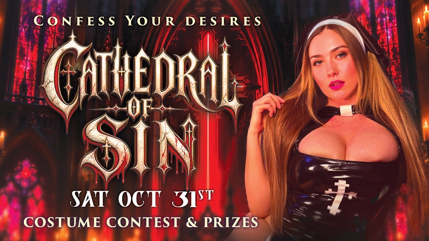 Cathedral of Sin Halloween party at The Devil's Triangle Seattle, Saturday October 31st 2026