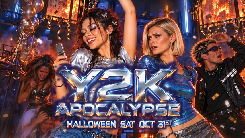 Y2K Apocalypse Halloween party at Rick's Seattle, Saturday October 31st 2026
